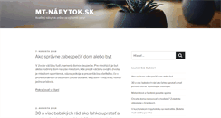Desktop Screenshot of mt-nabytok.sk