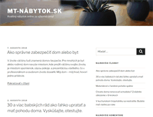 Tablet Screenshot of mt-nabytok.sk